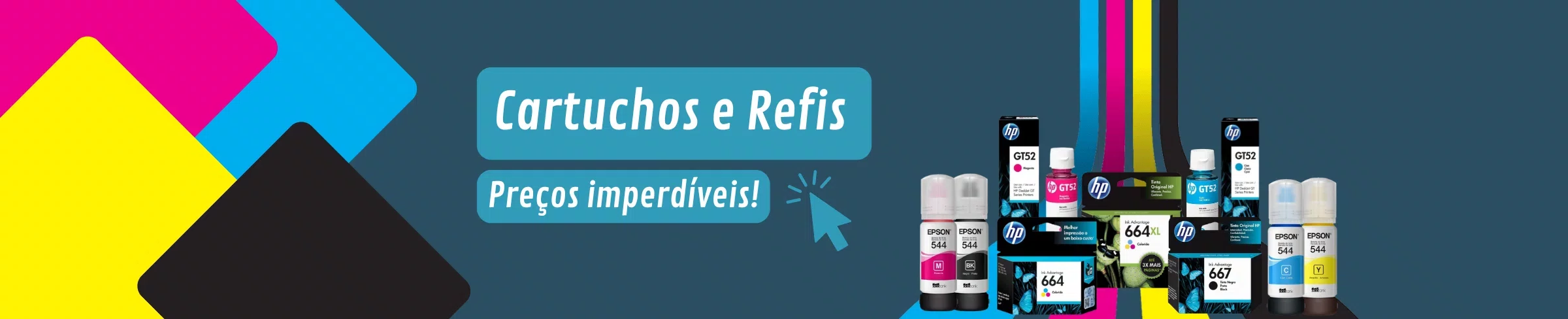 Promoção Cartuchos e Refis