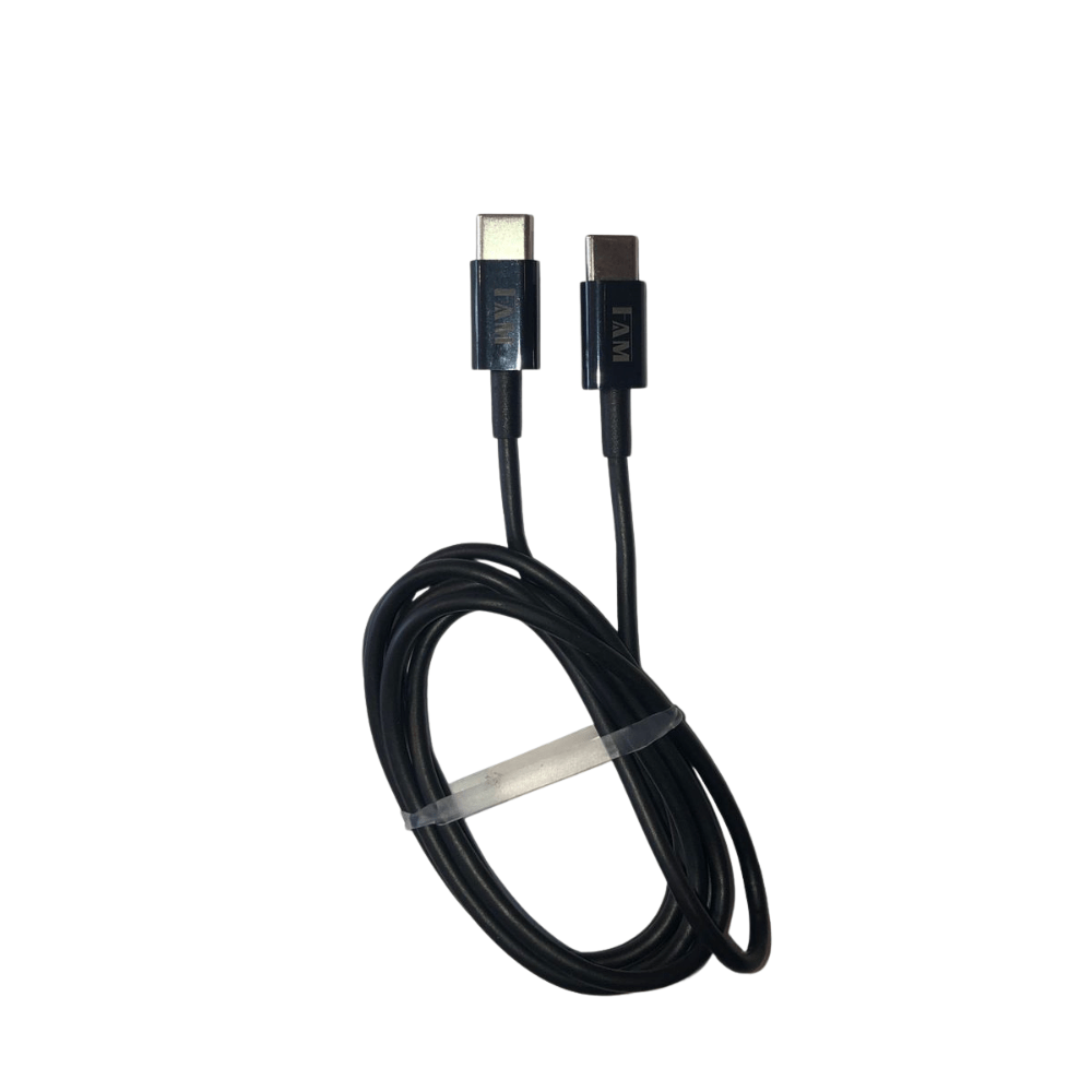 Cabo USB Tipo-C P/Tipo-C 1,2M 3A 60W FAM FCA-C1C Preto