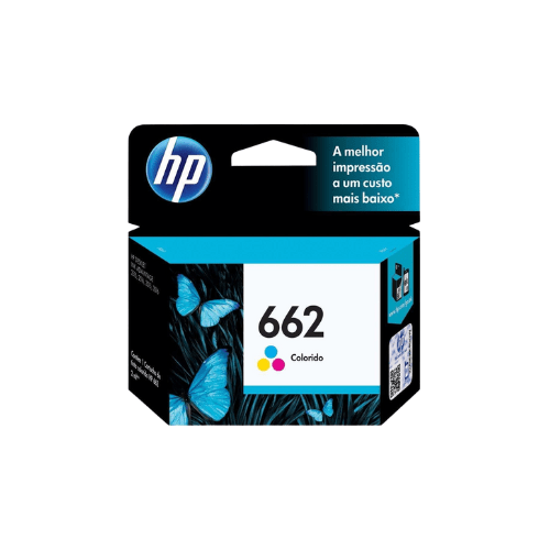 Cartucho HP Original 662 CZ104AB Colorido 2ML