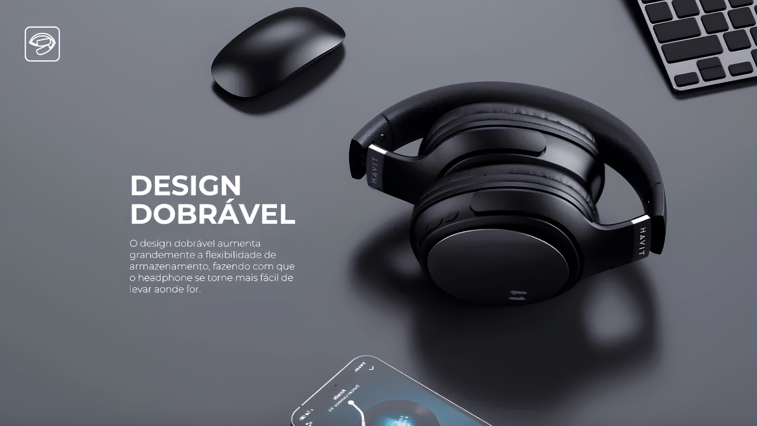 Fone de Ouvido Bluetooth H630BT, Versão 5.3, Som Estéreo, Design Leve – Preto Fone de Ouvido Bluetooth H630BT, Versão 5.3, Som Estéreo, Design Leve – Preto