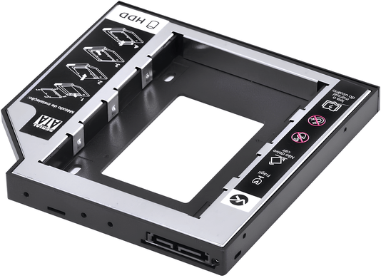 ADAPTADOR CADDY SATA HD/SSD 2.5 POL P/LEITOR DVD 12.7MM AC-127