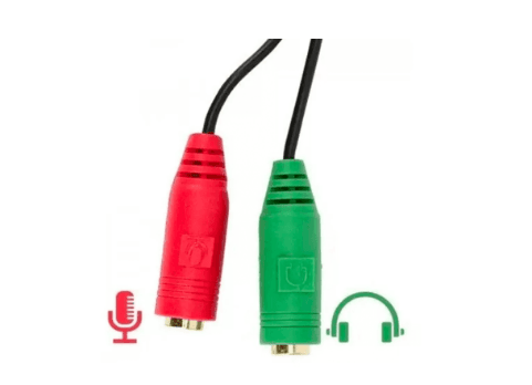 ADAPTADOR DE AUDIO P2 MACHO/2 P2 FEMEA FONE/MIC 018-6045