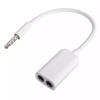 Adaptador De áudio P3 Macho / 2 P2 Femea 15CM CB0375 BR