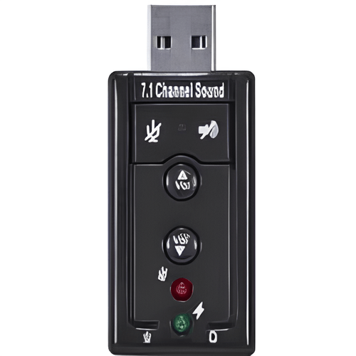 Adaptador de Áudio USB Kross Elegance KE-CBS0117, Entrada P2 para USB, Som Estéreo - Preto