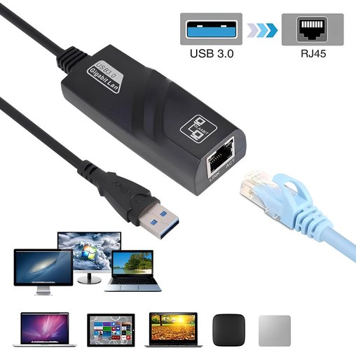 ADAPTADOR DE REDE RJ45 X USB 3.0 GIGABYTE UL-1200