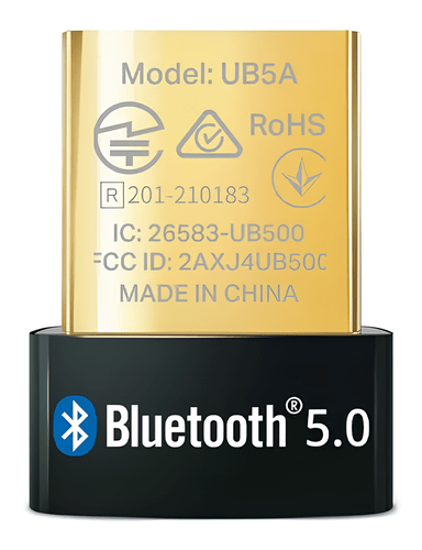 ADAPTADOR USB BLUETOOTH 5.0 NANO TP-LINK UB5A WINDOWS (10/8.1/7)