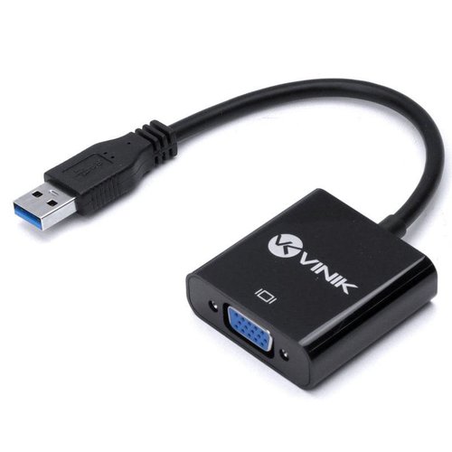 Adaptador VGA Fêmea para USB 3.0 Macho VGAFUSBM - Vinik