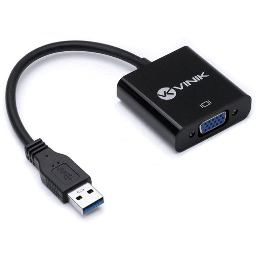 Adaptador VGA Fêmea para USB 3.0 Macho VGAFUSBM - Vinik