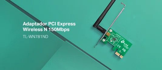Adaptador Wireless PCI-E 150Mbps TP-Link TL-WN781ND