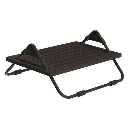 Apoio Ergonômico Para Pês MDF Preto - Multivisão