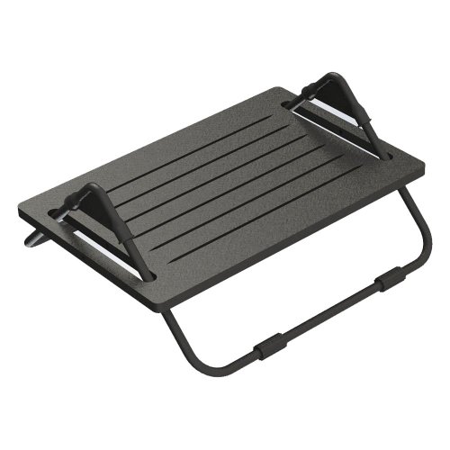 Apoio Ergonômico Para Pês MDF Preto - Multivisão