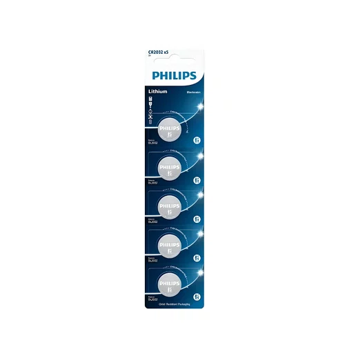 Bateria para Placa Mãe 3V Philips CR2032 Lithium Unidade