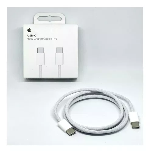 Cabo Compatível iPhone USB-C para USB-C 1m Premium Branco