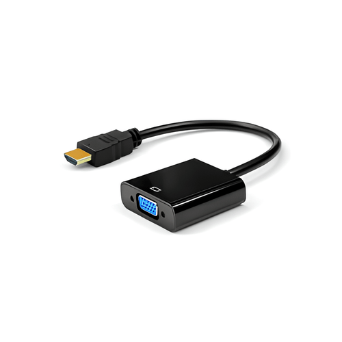 Cabo Conversor HDMI Macho para VGA Fêmea Plus Cable ADP-HDMIVGA10BK - Preto