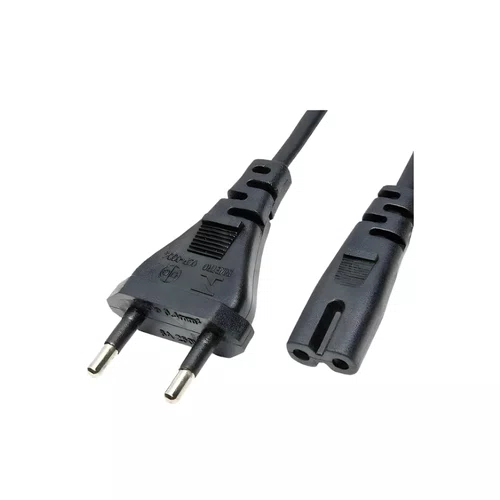 Cabo de Energia 2 Polos 1,5m Kross Elegance KE-CF2X05X15 Preto