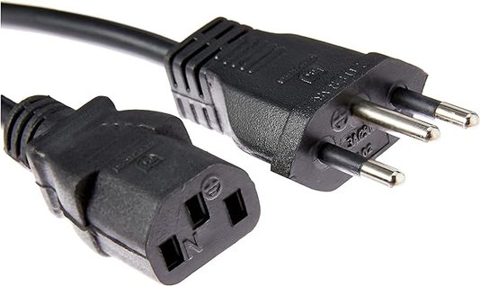 Cabo de Força para ligar Monitor e PC, 3 metros, 3X0,75MM 3M AC13