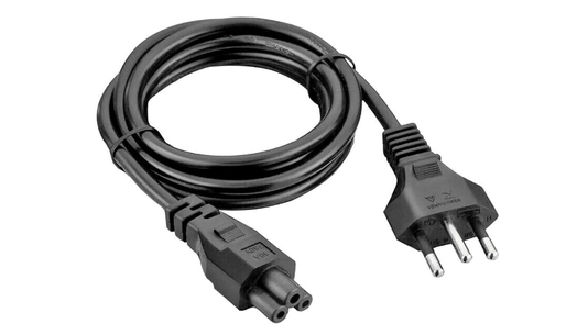 Cabo Força Energia Tripolar 3 Pinos Tipo Fonte Notebook