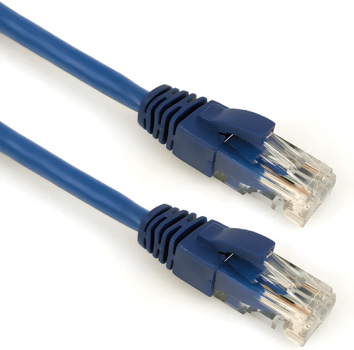 CABO DE REDE PATCH CORD CAT5E 2,5M AZUL PC-ETHU25BL