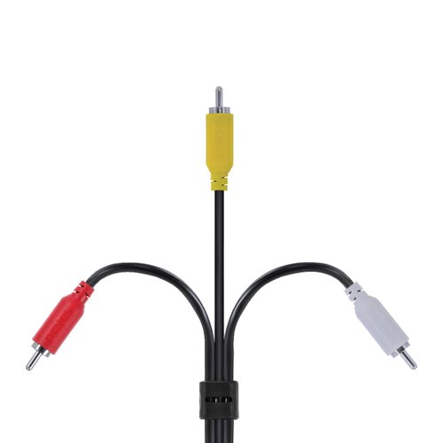 CABO DE VIDEO COMPOSTO 3 RCA MACHO 2 METROS - P3R-2 TV/DVD