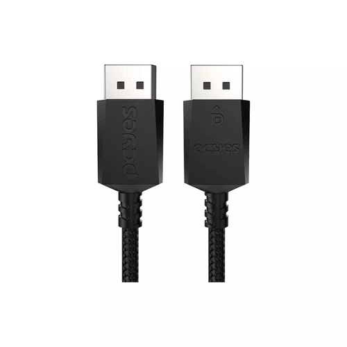 Cabo DisplayPort 2.1 2 Metros Nylon PCYes PDPN2-2 Preto