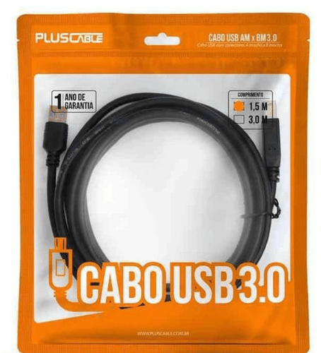 CABO EXTENSOR USB 3.0 AM/AF 3M AF3030 PRETO
