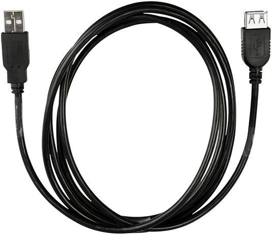 CABO EXTENSOR USB AM/AF 1.8M PRETO PC-USB1802