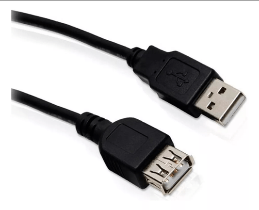 CABO EXTENSOR USB AM/AF 5M PC-USB5002 PRETO