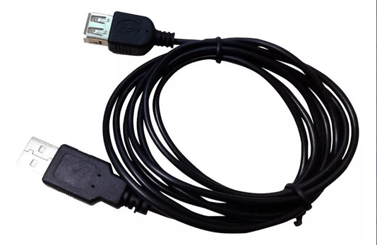 CABO EXTENSOR USB AM/AF 5M PC-USB5002 PRETO