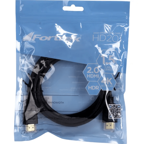 Cabo Hdmi X Hdmi 1.5 metros 2.0 4k - Hd201 - Fortrek
