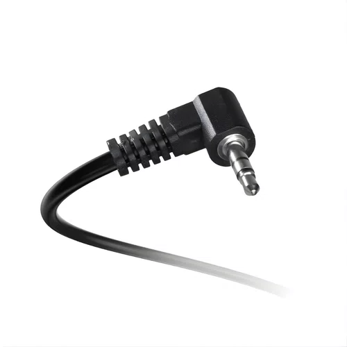 Cabo P2 3,5mm P/P2 3,5mm 90° 1 m PCYES P2PR-1 Preto