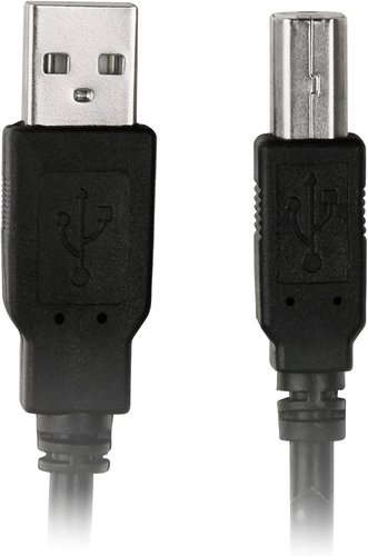 CABO USB A/B 2.0 3M PC-USB3001 PRETO