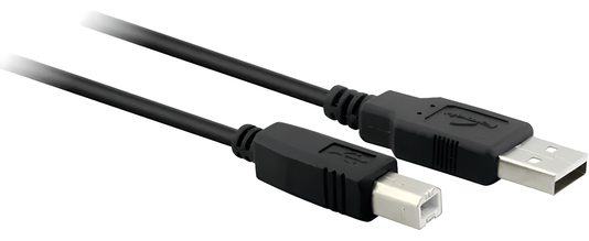 CABO USB 2.0 A MACHO + B MACHO 1,8M SBI-101 PRETO FORTREK