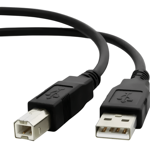 CABO USB 2.0 A MACHO + B MACHO 1,8M SBI-101 PRETO FORTREK