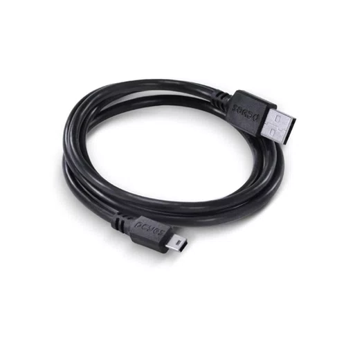 Cabo USB A 2.0 para Mini USB B 2.0 2 Metros Preto PCYes PUANM2-2