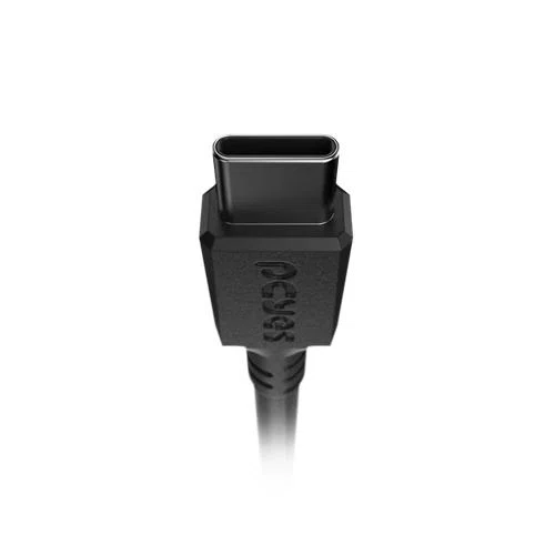 Cabo USB-A 2.0 P/USB Tipo-C 1M 3A 15W PCYES PUACP-10 Preto