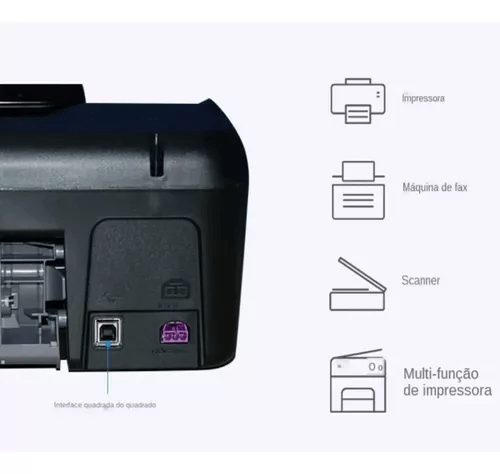 Cabo USB A/B 2.0 5 Metros Preto - DEX