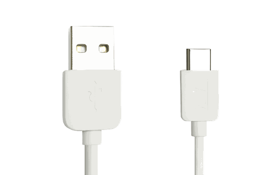 CABO USB P/TIPO C 1,2M 3A FCA-C12-N BRANCO