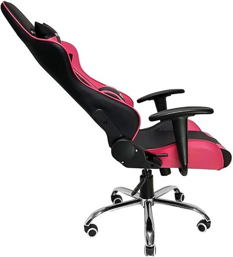 Cadeira Gamer MX7 Giratória Encosto Reclinável Preto/Rosa MGCH-002V1/PK