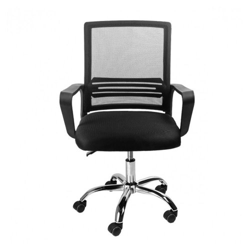 Cadeira Office Vinik Go Star, Até 90kg, Ajuste de Altura, Preto, COGS10P