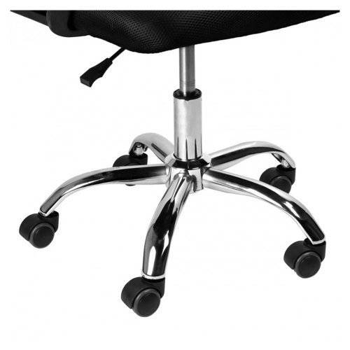 Cadeira Office Vinik Go Star, Até 90kg, Ajuste de Altura, Preto, COGS10P