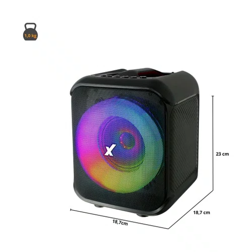 Caixa de Som Amplificada 150W RMS LED AMVOX ACA 150 POP