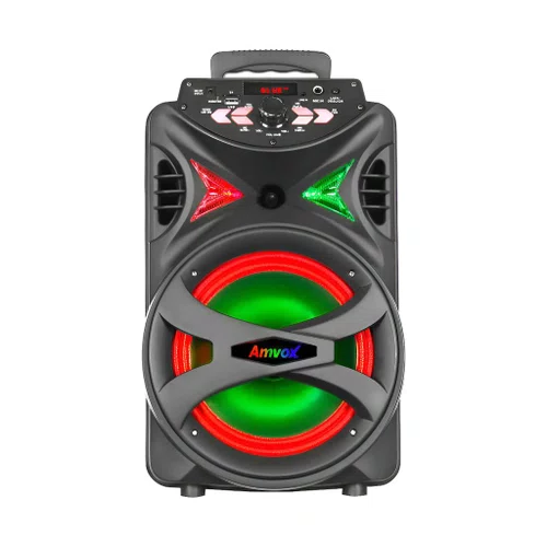 Caixa de Som Amplificada Bluetooth 250W RMS LED AMVOX ACA 255 HIT Caixa de Som Amplificada Bluetooth 250W RMS LED AMVOX ACA 255 HIT
