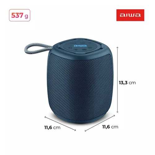 Caixa de Som Bluetooth 15W IPX4 RGB Aiwa AWS-SP-03-BL Azul