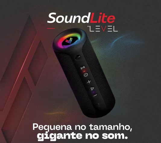 Caixa de Som Bluetooth 30W Hi Level Sound Lite Preta