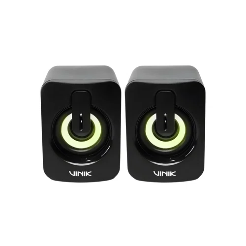 Caixa de Som Gamer Vinik Galaxy 6W 2.0 LED Rainbow VSPKG6WGL