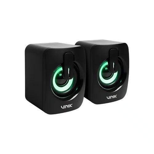Caixa de Som Gamer Vinik Galaxy 6W 2.0 LED Rainbow VSPKG6WGL
