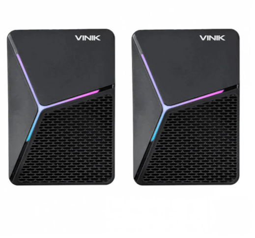 CAIXA DE SOM GAMER VINIK STAR 6W 2.0 LED RAINBOW - VSPKG6WST