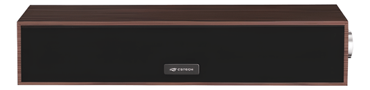 CAIXA DE SOM USB 2.0 SOUNDBAR SB30BW PRETO/MARROM