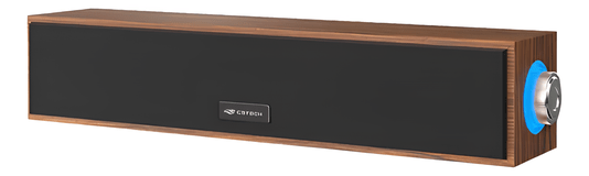 CAIXA DE SOM USB 2.0 SOUNDBAR SB30BW PRETO/MARROM