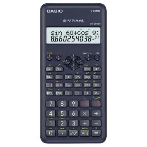Calculadora Científica 12 Dígitos 240 Funções Display Grande Preta - Ffx82Ms2S4Dh - Cassio